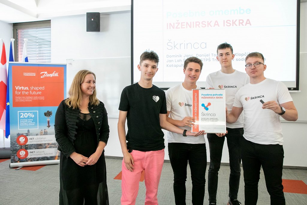 Priznanje Honourable mentions, ŠKRINCA, dijaški start-up